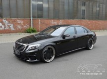 Mercedes S63 AMG на ретро дисках от MEC Design