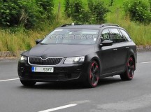 Первые шпионские фотографии «заряженной» Skoda Octavia