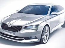 Skoda Superb нового поколения показала лицо