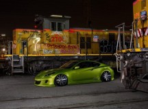 Тюнингованный Hyundai Genesis Coupe на дисках Forgiato Artigli-ECL