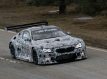 BMW M6 GT3 разминается на тестах